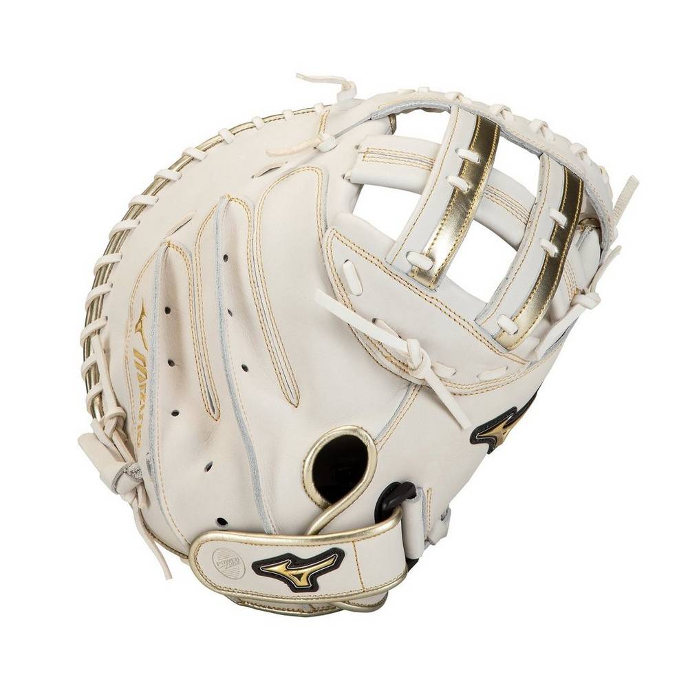 Catchers Mitt Mizuno Softball MVP Prime SE Fastpitch 34" Donna - Bianche/Oro - 10594-GQIV